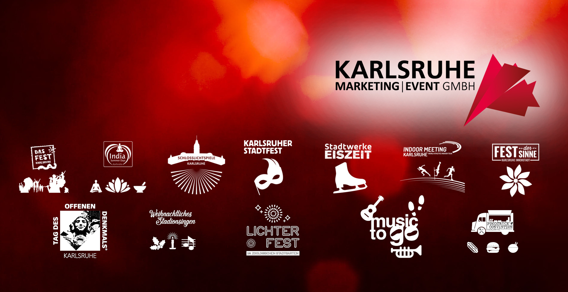 Die Karlsruhe Marketing und Event GmbH wünscht frohe Weihnachten und einen guten Rutsch ins Jahr 2021!